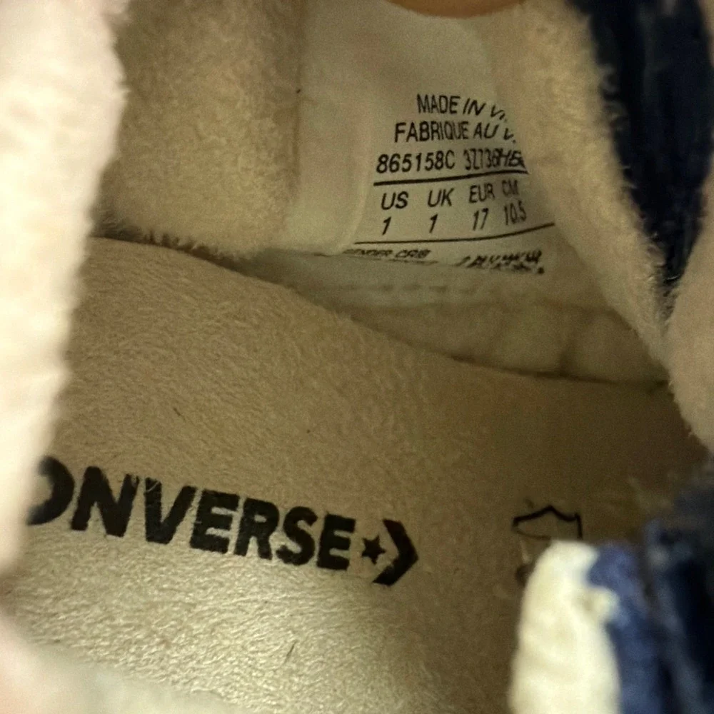 Converse‎ Chuck Taylor All Star Navy Blue Crib Shoes Infant Size 1 865158C